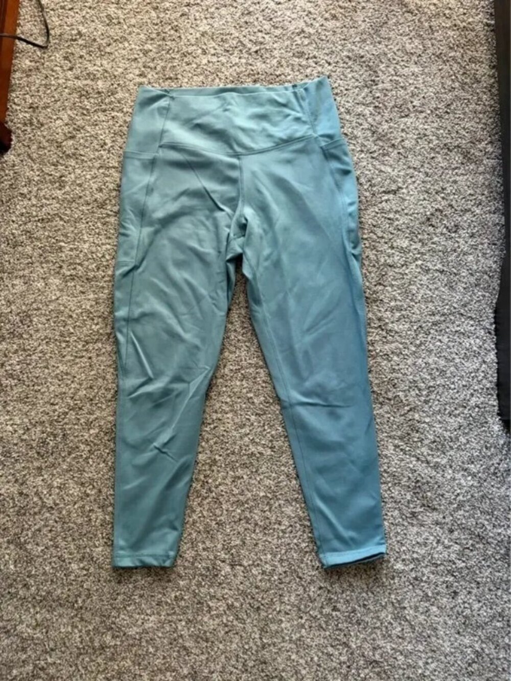 Danskin Women’s Teal High-Waisted Leggings Size Large